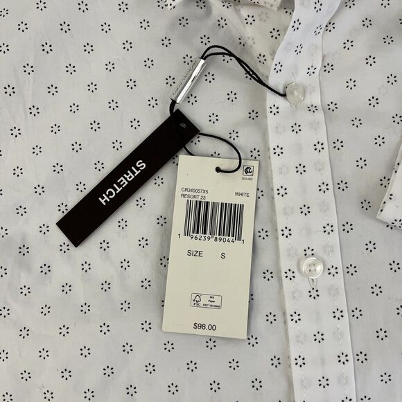 New Mens Michael Kors Long Sleeve Button Up Shirt Size Small Slim Fit NWT - Picture 3 of 8